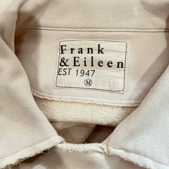 Frank & Eileen Mini Belfast Triple Fleece Peacoat Vintage Rose Size Medium - Picture 12 of 14